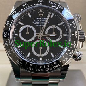 Rolex Cosmograph Daytona 40  Steel Black Index Dial Ref.126500LN