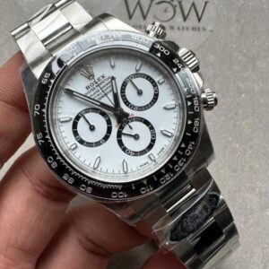 Clean factory 1:1 Rolex Daytona 2023 126500 Best Edition panda White Dial SH4131