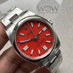 Clean FACTORY 1:1 Rolex Oyster Perpetual 124300 41mm 904L Best Edition Red Dial VR3230