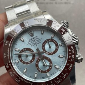 Clean Factory 1:1 Rolex Daytona 116506 50th Anniversary Best Edition Ice Blue Dial Lume Markers SA4130 V2
