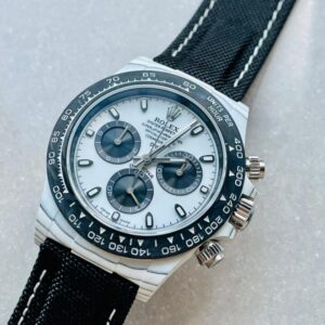 Noob Factory 1:1 Rolex Daytona DIW PANDA White Carbon Case and Bezel Best Edition White/Black Dial SA4130 V2