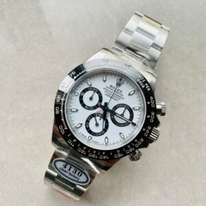 CLEAN FACTORY 1:1 Rolex Daytona 116500 PANDA Best Edition CF 904L SS Case and Bracelet White Dial