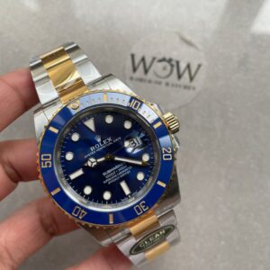 CLEAN FACTORY 1:1 Rolex Submariner 116613LB Bluesy 904L YG/SS Blue Dial VR3235