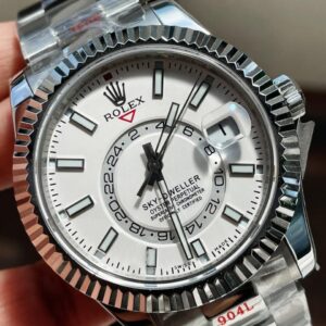 Noob FACTORY 1:1 Rolex Sky-Dweller 326934 SS Best Edition White Dial A23J