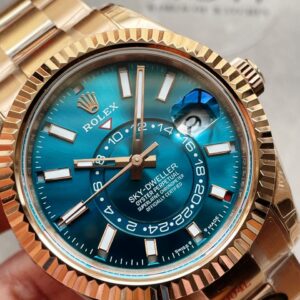 Noob FACTORY 1:1 Rolex Sky-Dweller 326935 RG/SS Turquosi Dial