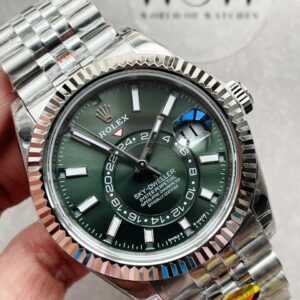 Noob FACTORY 1:1 Rolex Sky-Dweller 326935 SS Green Dial