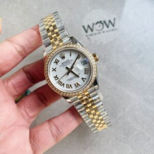 Rolex Datejust 31mm 278273 YG/SS White Dial Diamond Bezel