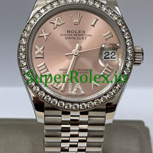 Rolex Datejust 31 White Gold Pink Diamond Dial Ref.278384RBR
