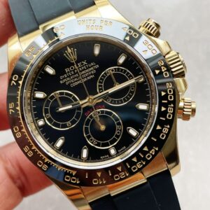 Clean factory 1:1 Rolex Daytona Best Edition 904L Steel Black Dial A4130
