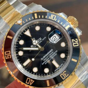 VSF FACTORY 1:1 Rolex Submariner 116613 LN SS/YG Best Edition Black Ceramic 904L Steel VS3135
