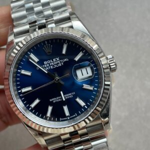 VSF Factory 1:1 Rolex DateJust 36 SS 116234 Best Edition 904L Steel Blue Dial VS3235