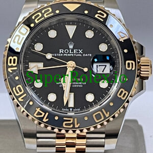 Rolex GMT-Master II 40mm Yellow Gold Ref.126713GRNR - Black Dial