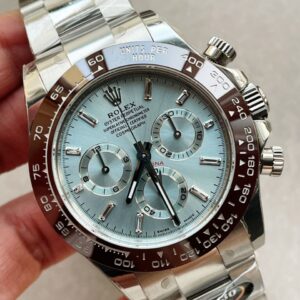 BTF factory 1:1 Rolex Daytona 116506 Brown Ceramic Best Edition Ice Blue Dial Crystal Marker SA4130 V2