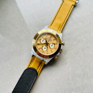 DIWF Factory 1:1 Rolex Daytona DIW White Carbon/YG  Best Edition Gold Dial A7750