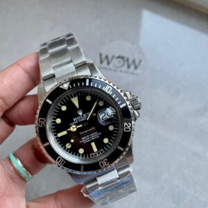 VINTAGE Rolex Submariner Date Tiffany & Co 16610A30B9315 Black dial with SS bracelet