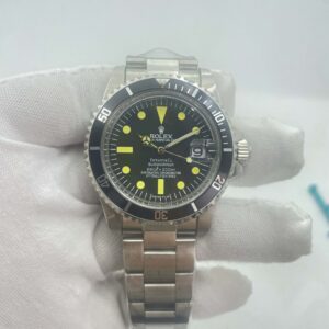 Vintage Rolex Submariner Date Tiffany & Co 16610A30B9315 Black dial with SS bracelet