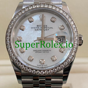 Rolex Datejust 36 Mother-of-Pearl Diamond Dial Ref.126284RBR