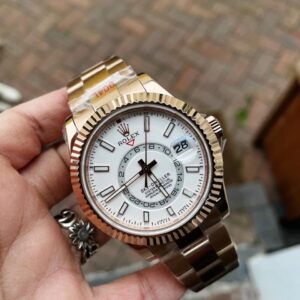 Noob FACTORY 1:1 Rolex Sky-Dweller 326934 SS Best Edition White Dial A23J
