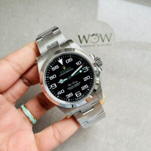 JVSF Factory 1:1 Rolex Air-King 40mm 126900 904L SS Black Dial VR3230