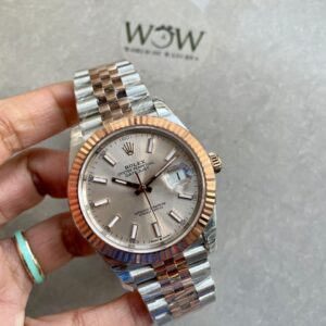 VSF Factory 1:1 Rolex DateJust 41 126331 904L SS/RG Best Edition Champagne Gold Dial VS3235