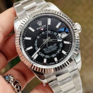 Noob FACTORY 1:1 Rolex Sky-Dweller 326934 SS Best Edition Black Dial A23J
