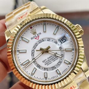 Noob FACTORY 1:1 Rolex Sky-Dweller 326934 SS Best Edition White Dial A23J