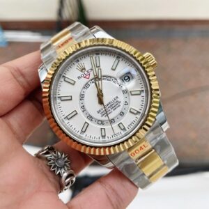 Noob FACTORY 1:1 Rolex Sky-Dweller 326934 SS Best Edition White Dial A23J