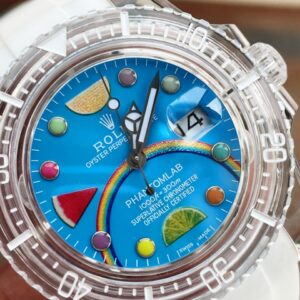 GF FACTORY 1:1 Rolex Submariner Phantomlab Transparent Best Edition Blue Fruit Dial VR3135