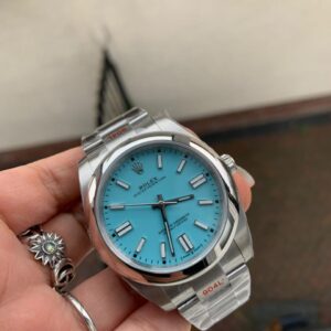EW FACTORY 1:1 Rolex OYSTER PERPETUAL TURQUOISE DIAL 41MM Asian A3230