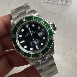 ARF FACTORY 1:1 Rolex Submariner 'Kermit' 16610LV 904L SS Black Dial SH3135