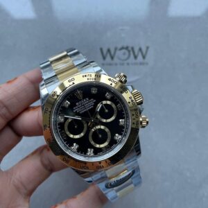 BTF Factory 1:1 Rolex Daytona 116503 904L YG/SS Black Dial A4130