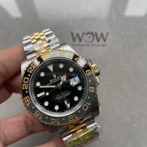 Clean Factory 1:1 Rolex GMT-Master II 126713 ZOMBIE 904L YG/SS Black Dial Dots DD3285 CHS