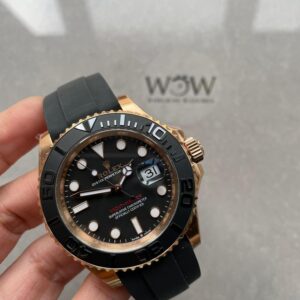 CLEAN FACTORY 1:1 Rolex Yacht-Master 40mm 126655 RG Black Dial VR3235