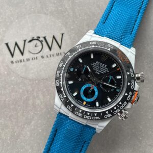 diw factory 1:1 Rolex DIW Factory Daytona NTPT Carbon fibre Blue Strap