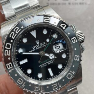 Clean Factory 1:1 Rolex GMT-Master II 126710 Best Edition GRNR Bruce wayne Black/Gray Ceramic 904L Steel DD3285