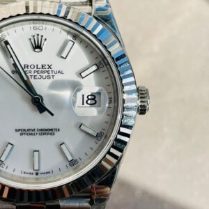 SS VS Factory 1:1 Rolex DateJust 41 Best Edition 904L Steel White Dial