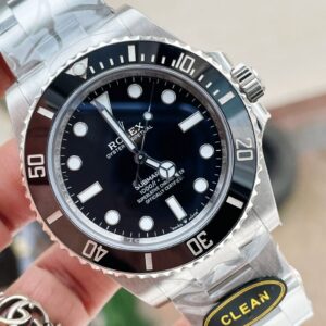 Clean FACTORY 1:1 Rolex Submariner No Date CF 41mm Black Dial Black ceramic Bezel 3230