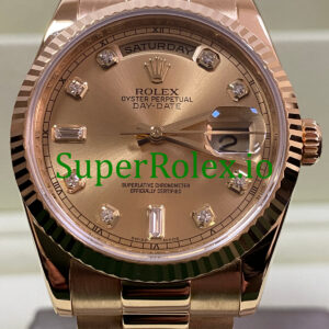 Rolex Day-Date 36MM Yellow Gold Diamond Dial Ref.118238