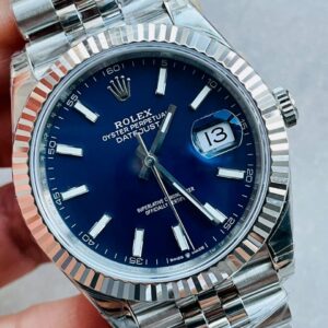 VS Factory 1:1 Rolex DateJust 41 SS Best Edition 904L Steel Blue Dial