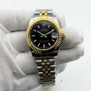 Rolex Datejust 31 Steel and Yellow Gold Black Index Dial Ref.178273
