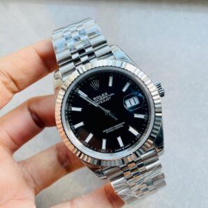 VS Factory 1:1 Rolex DateJust 41 SS Best Edition 904L Steel Black Dial