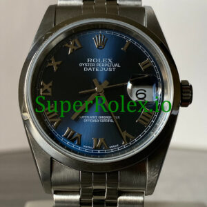 Rolex Datejust 36 Steel Blue Roman Dial Ref.16200