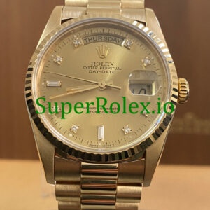 Rolex Day-Date 36MM Yellow Gold Diamond Dial Ref.18238