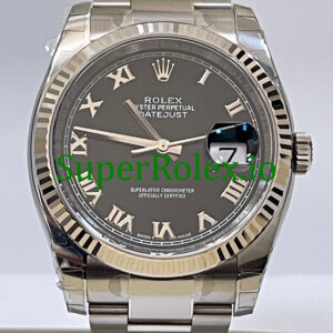 Rolex Datejust 36 Steel Black Roman Dial Ref.116234