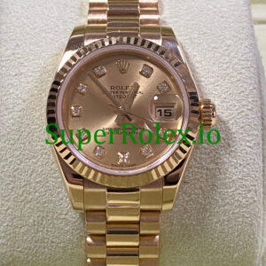 Rolex Lady-Datejust 26 Yellow Gold Diamond Dial Ref.179178