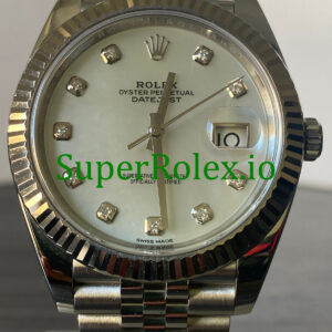 Rolex Datejust 41 Steel and White Gold Rolesor Ref.126334