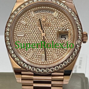 Rolex Day-Date 40MM Ref.228345RBR - Diamond Paved Dial