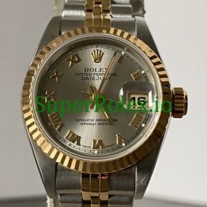 Rolex Lady-Datejust 26MM Two Tone Silver Roman Dial Ref.69173