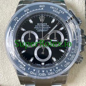 Rolex Cosmograph Daytona 40 Steel Black Index Dial Ref.116500LN