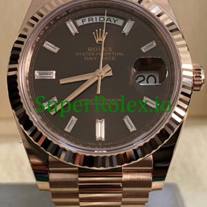 Rolex Day-Date 40MM  Everose Gold Ref.228235